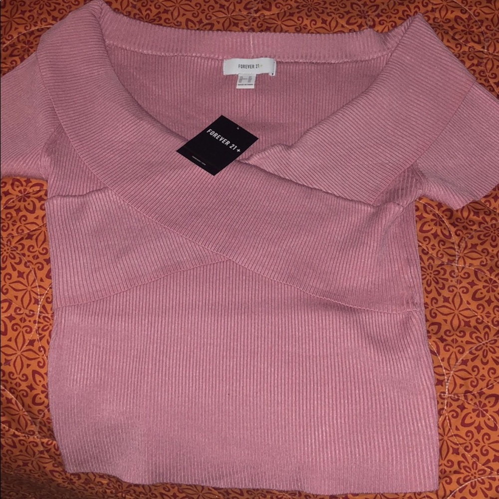 Off the shoulder sweater